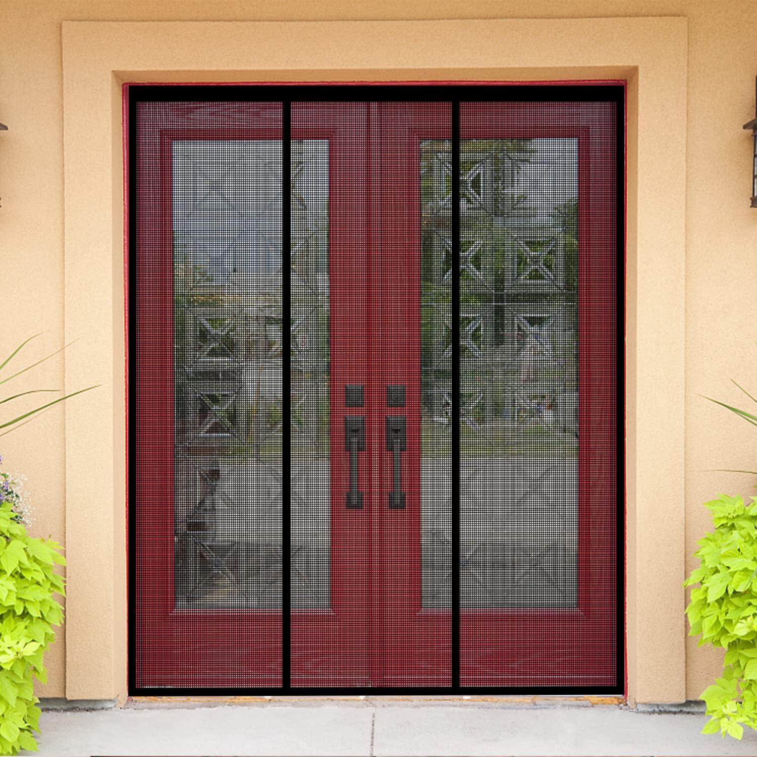 Fiberglass Magnetic Screen Door for Sliding Doors and Patios
