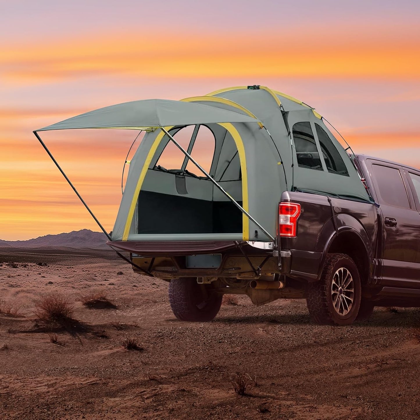 Quictent Truck Bed Tent for 5.5-8.2ft Beds - Waterproof & Spacious
