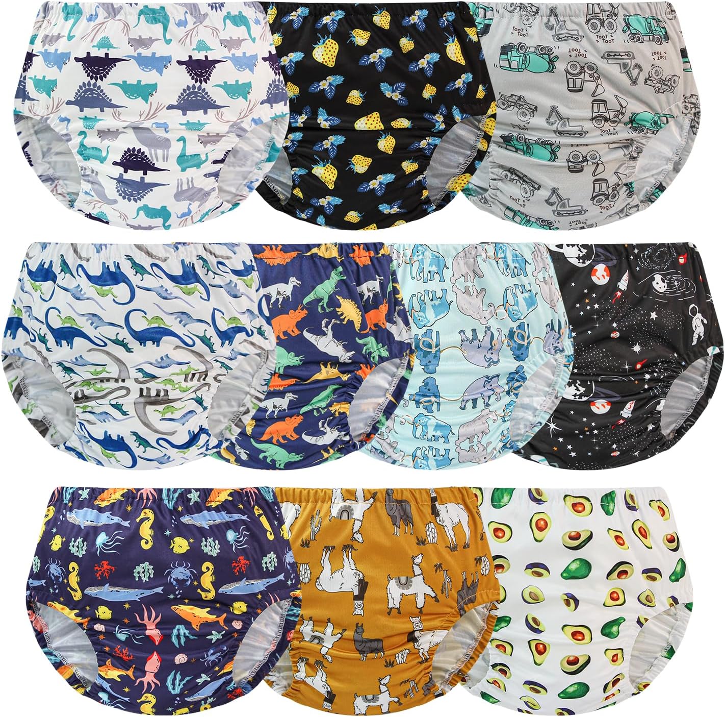 Ultimate Leak Protection: EZ Moms 10pk Toddler Rubber Pants