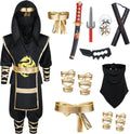 Kids Ninja Costume Suit with Deluxe Accessories - Boys & Girls Role