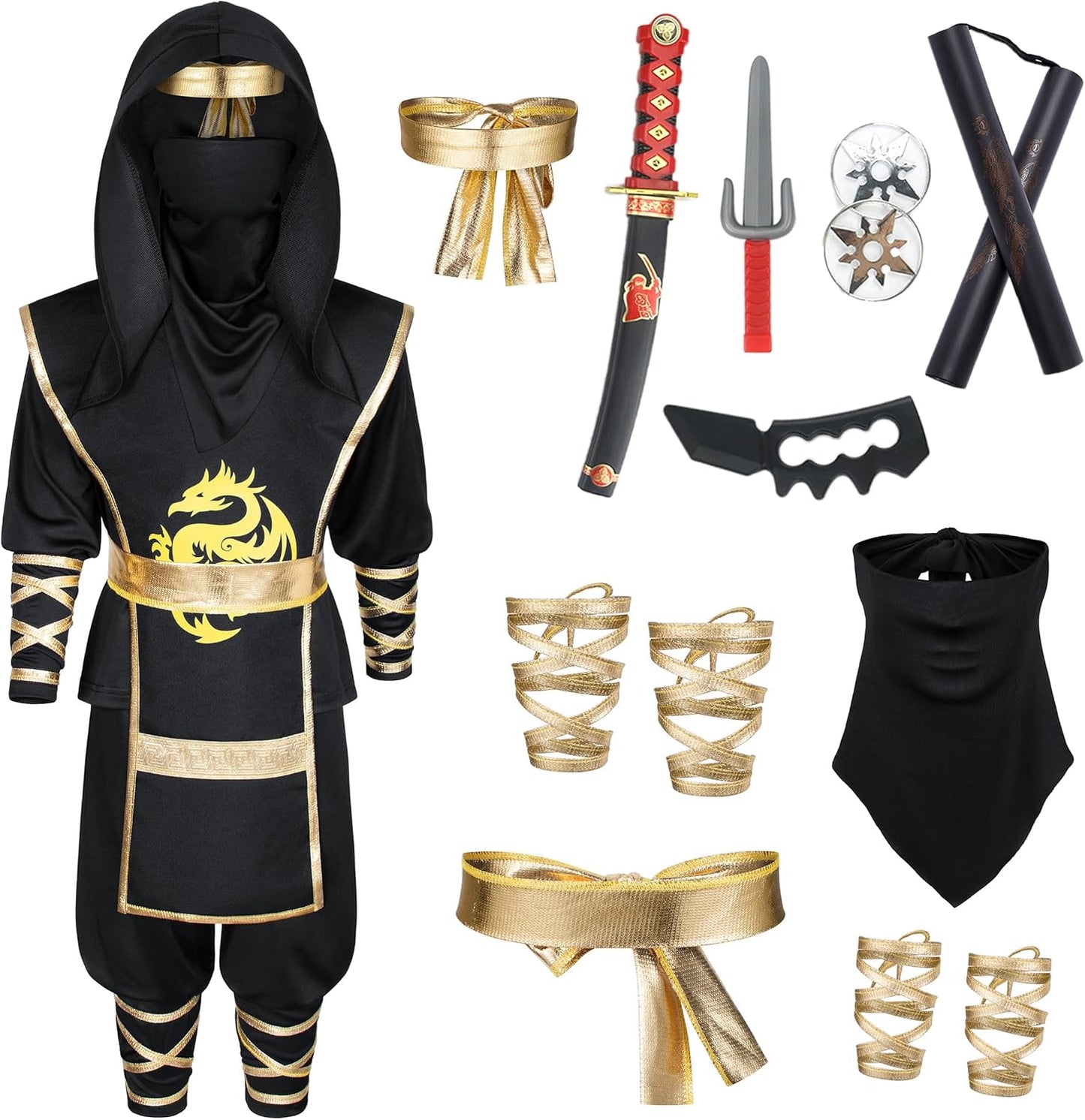Ninja Costume for Boys & Girls - Perfect for Halloween Fun