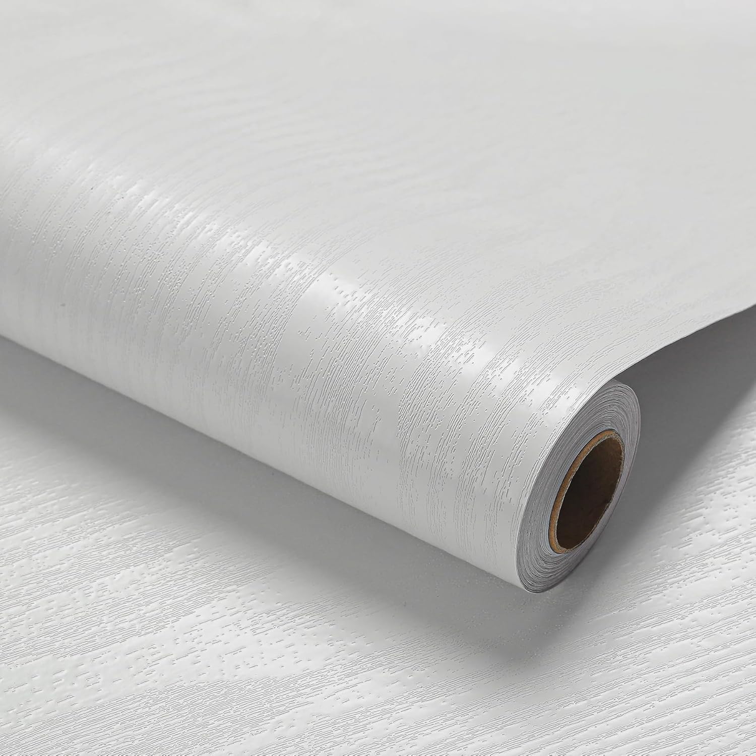 Peel and Stick Wallpaper White Wood Wall Paper for Easy Decor
