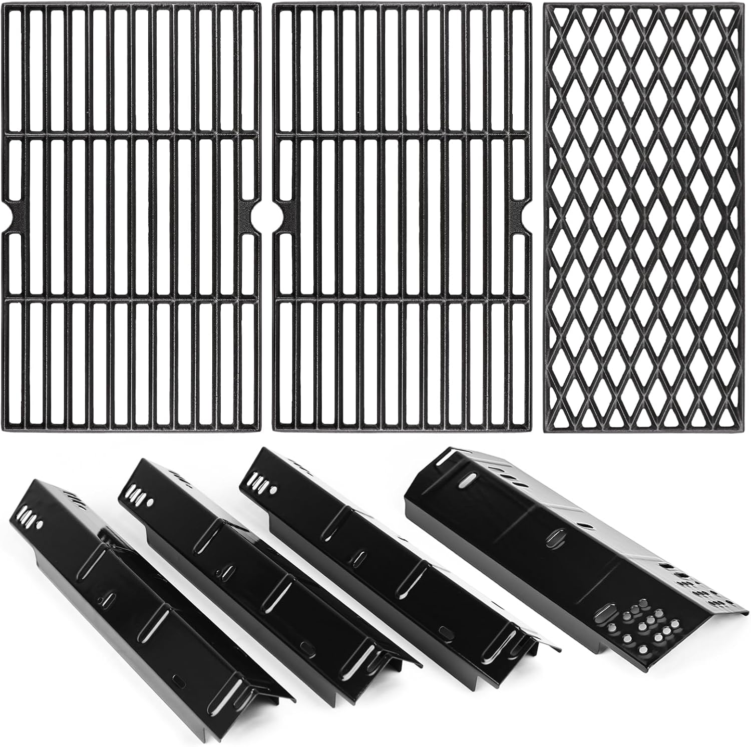Uniflasy Grill Grates Heat Plates for Dyna-Glo 4 Burner Grill