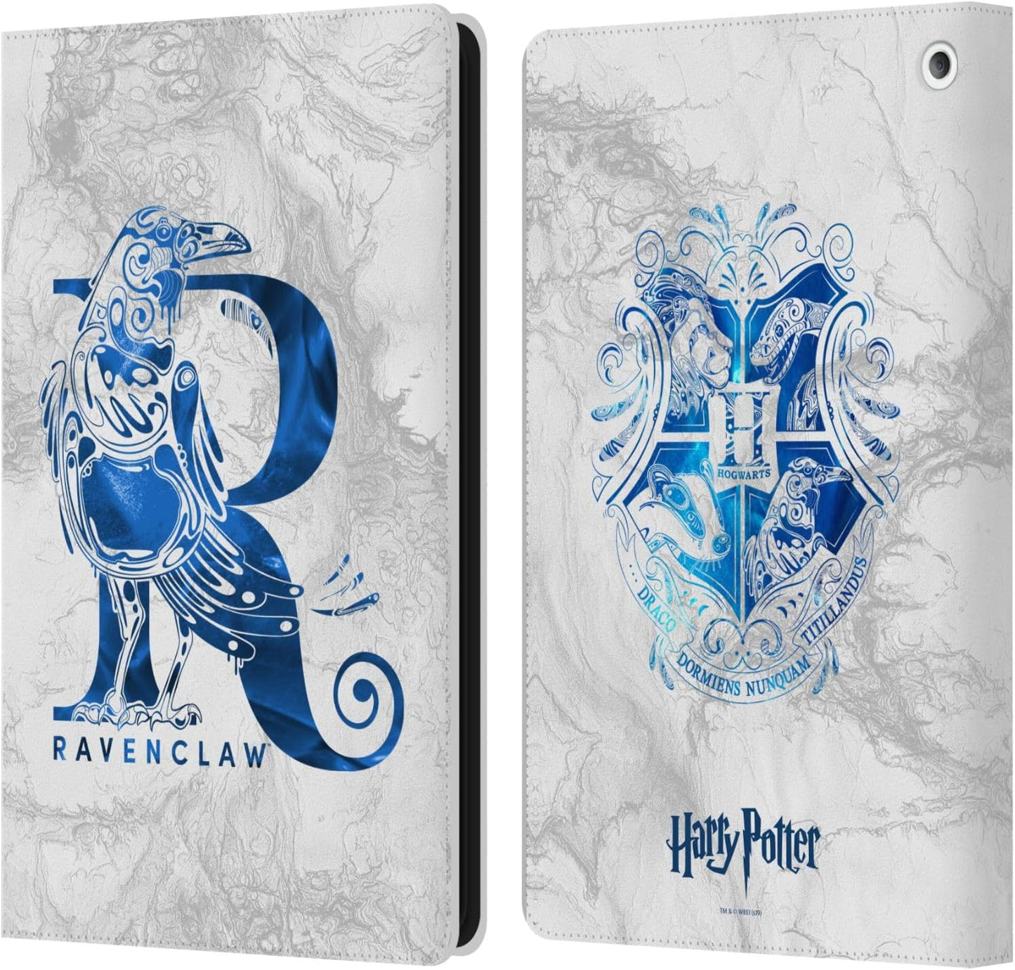 Harry Potter Ravenclaw Aguamenti Leather Wallet Case for Fire HD 8
