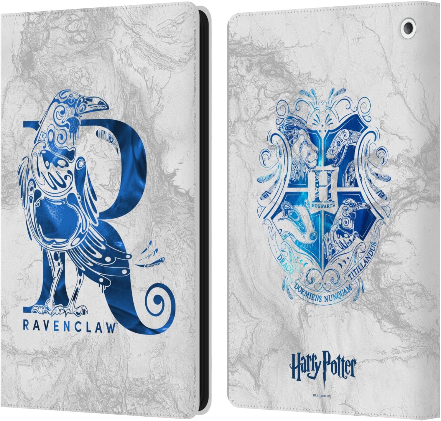 Harry Potter Ravenclaw Aguamenti Leather Wallet Case for Fire HD 8