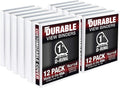 Samsill Durable 1 inch 3 Ring D-Ring Binder - Made in USA
