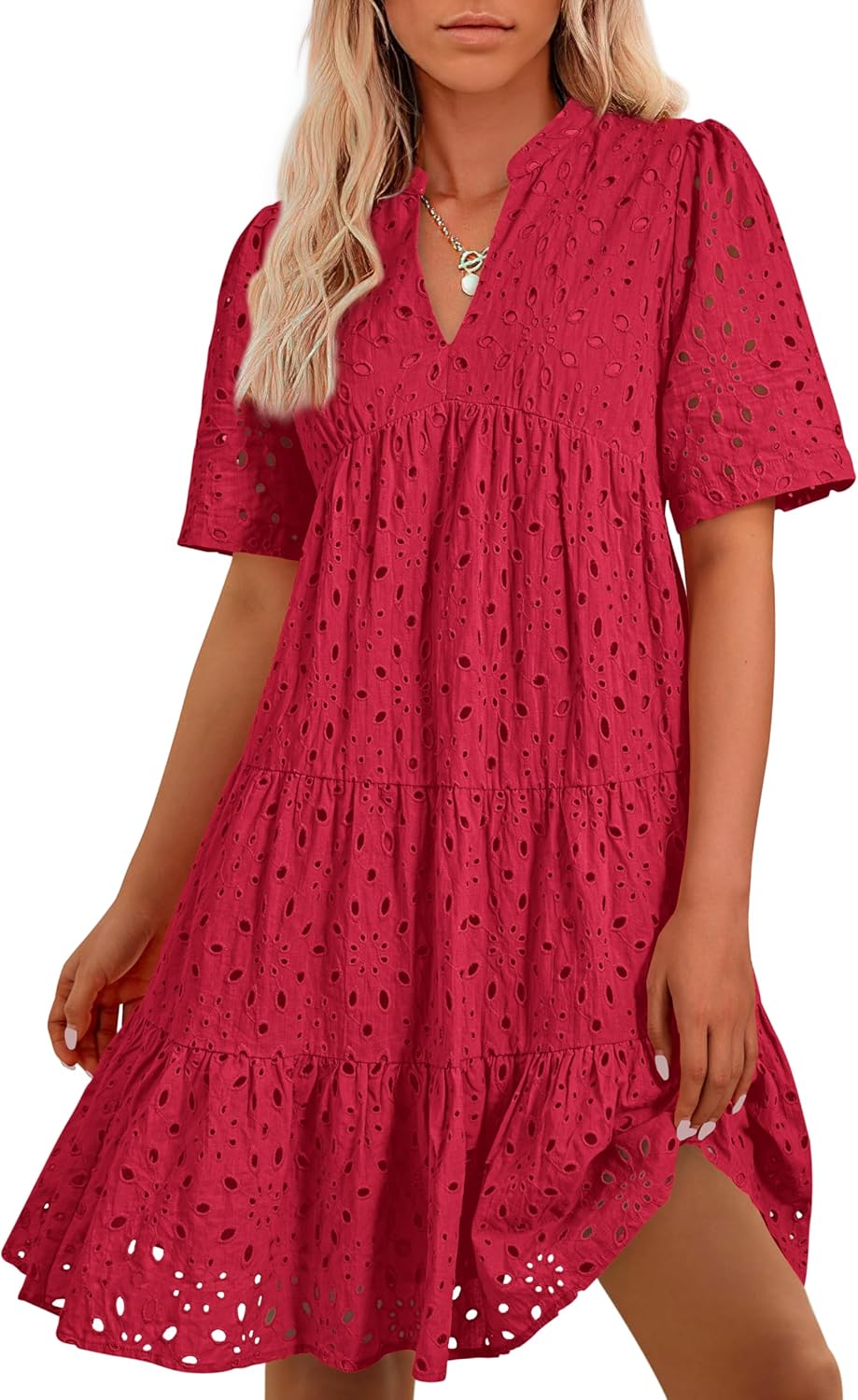BTFBM Womens Boho Summer Dresses for Casual Beach Vacations