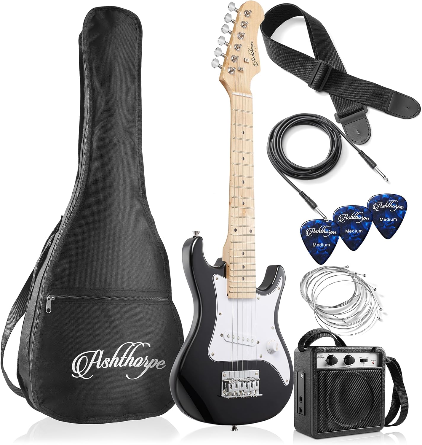 Ashthorpe 30 Electric Guitar Kit - Complete Beginner Package