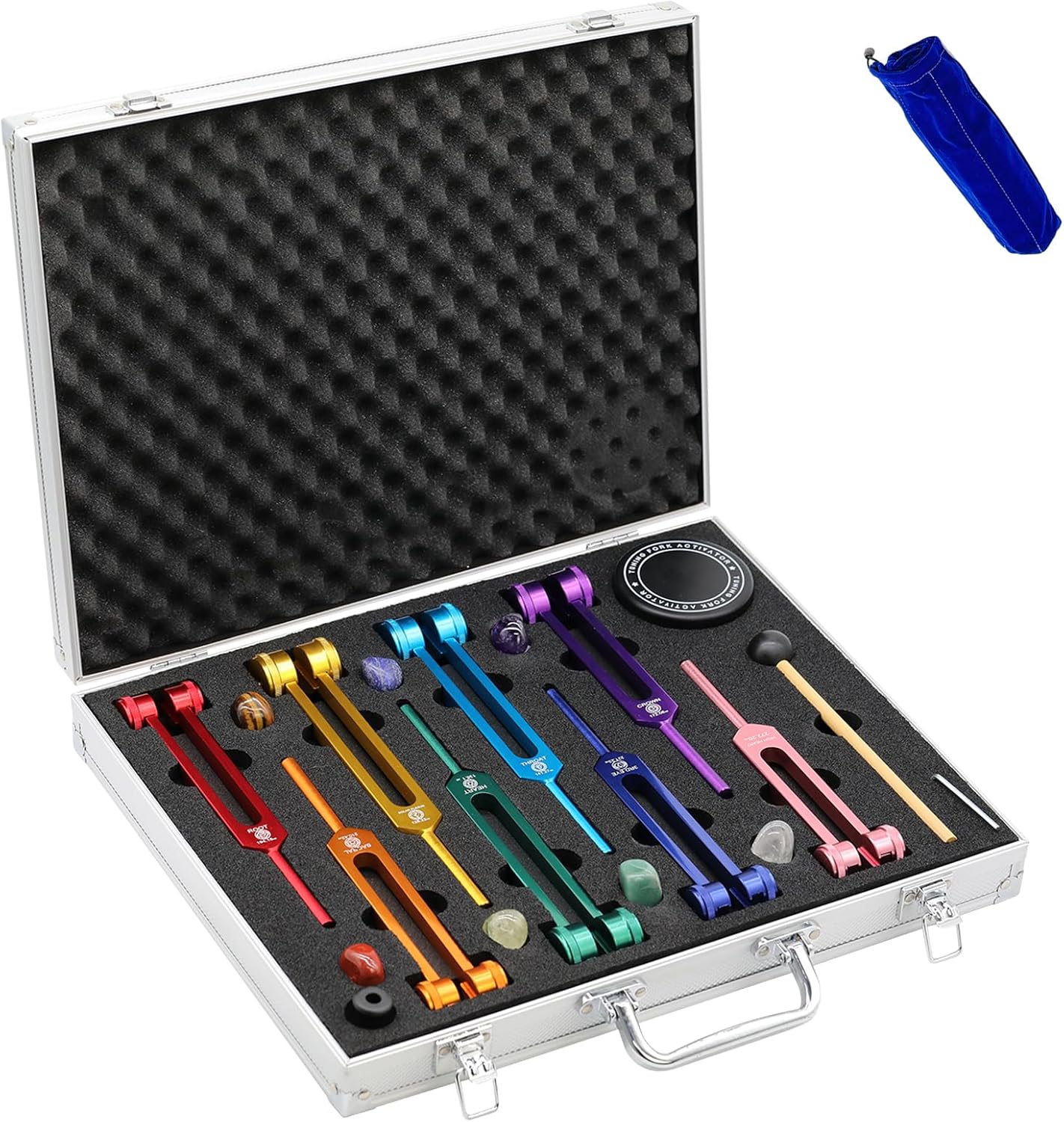 Chakra Tuning Fork Set for Healing and Sound Therapy