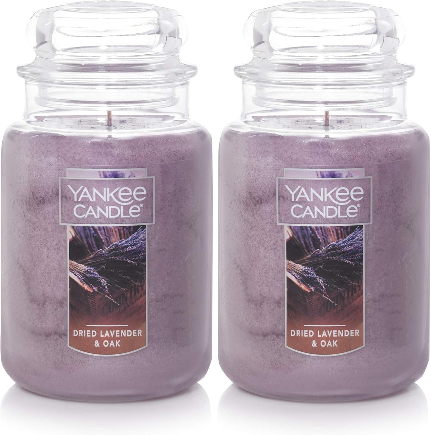 Dried Lavender & Oak Scented Candle for a Welcoming Home