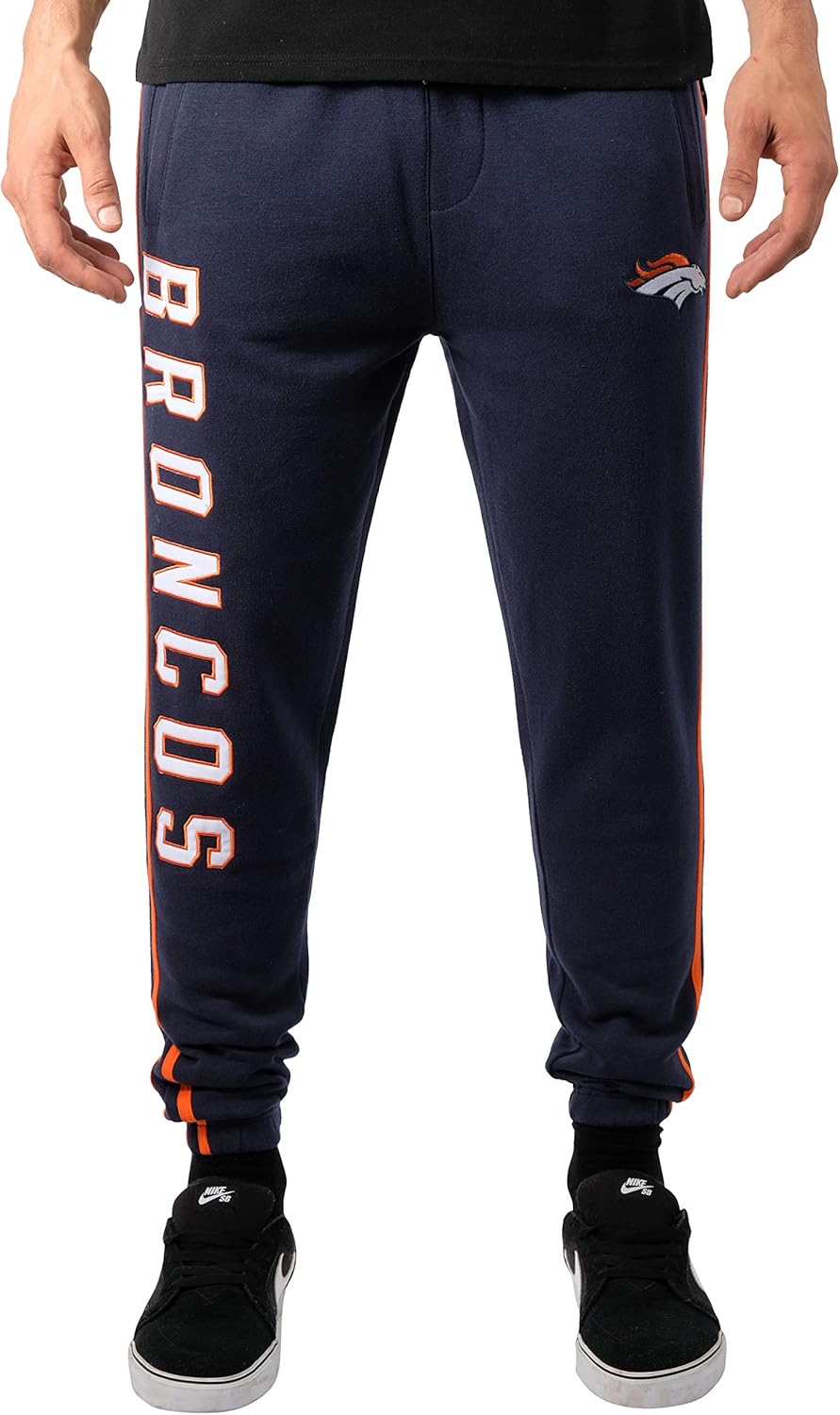 Ultra Game Men's NFL Official Active Super Soft Fleece Joggers