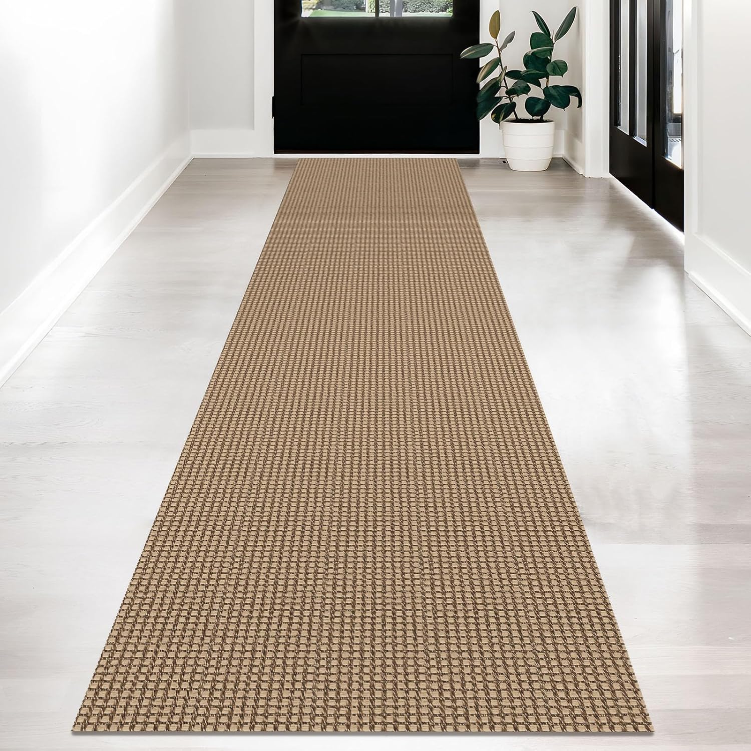 KOZYFLY Long Runners for Hallways 2x12 ft Non Slip Rug