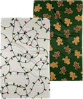 GEOMETRY Christmas Kitchen Towels 2-Pack - Festive Lights & Ginger Joy