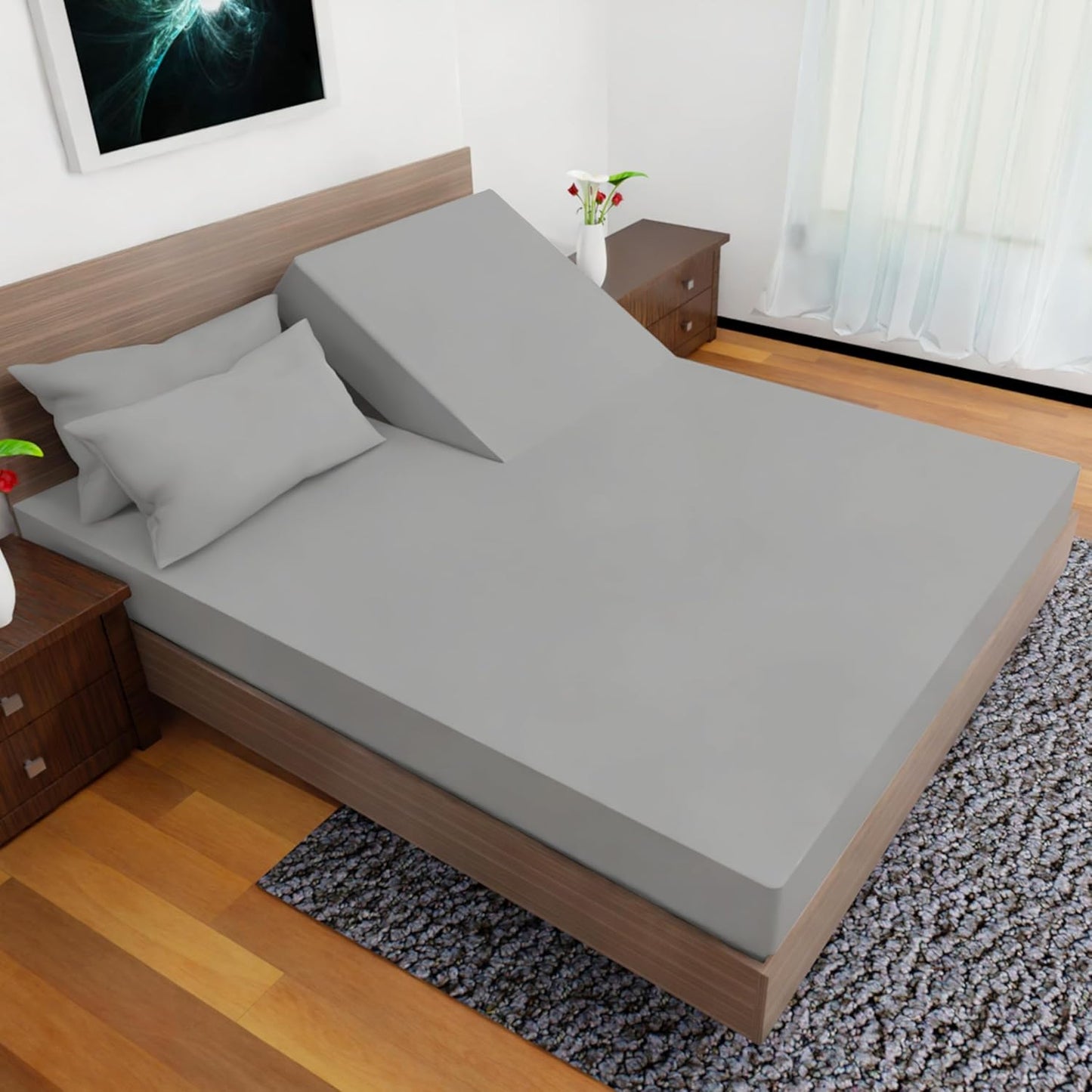 Top Split Flex Head King Size Sheet Set - Ultra-Soft Comfort