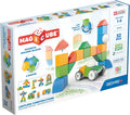 Geomag MagiCube Magnetic Blocks for Toddlers - 32-Piece Classic Set