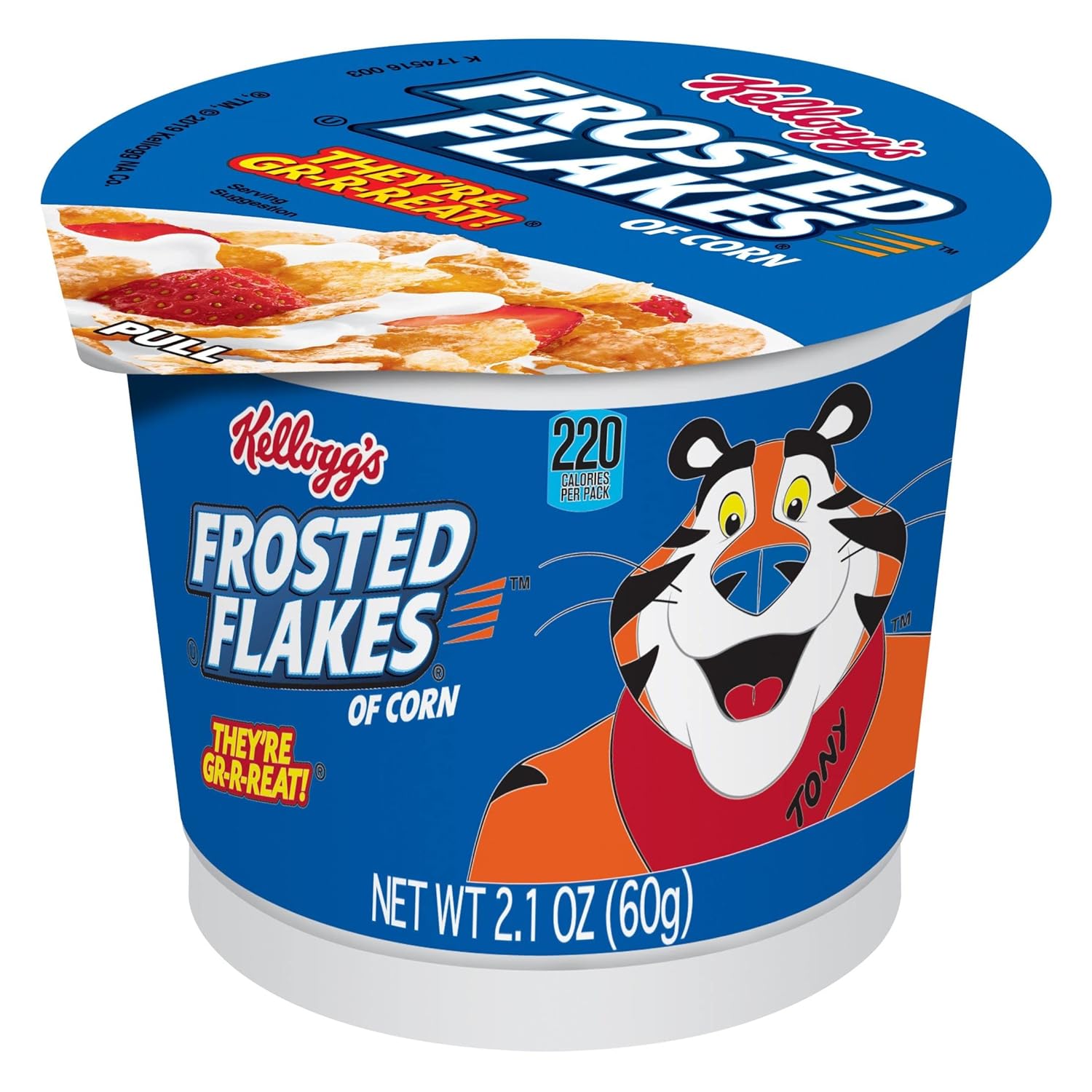 Kellogg's Frosted Flakes Breakfast Cereal Cups for All Ages