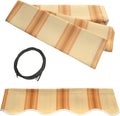 ALEKO Patio Awning Fabric Replacement for 20x10 Feet Awnings