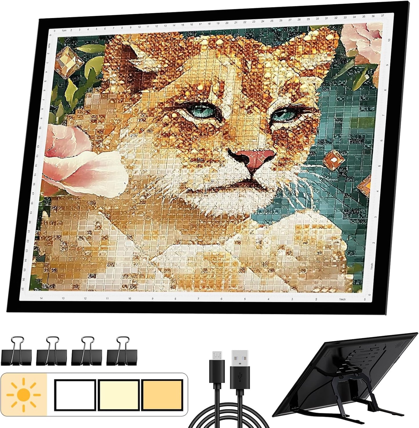 A3 Light Pad for Diamond Painting with Adjustable Brightness
