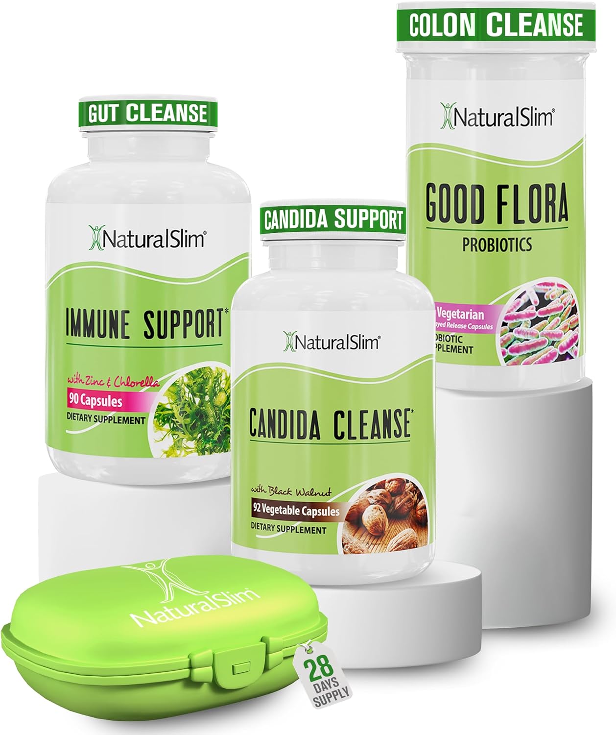 NaturalSlim Candida Cleanse Support Supplements for Gut Health