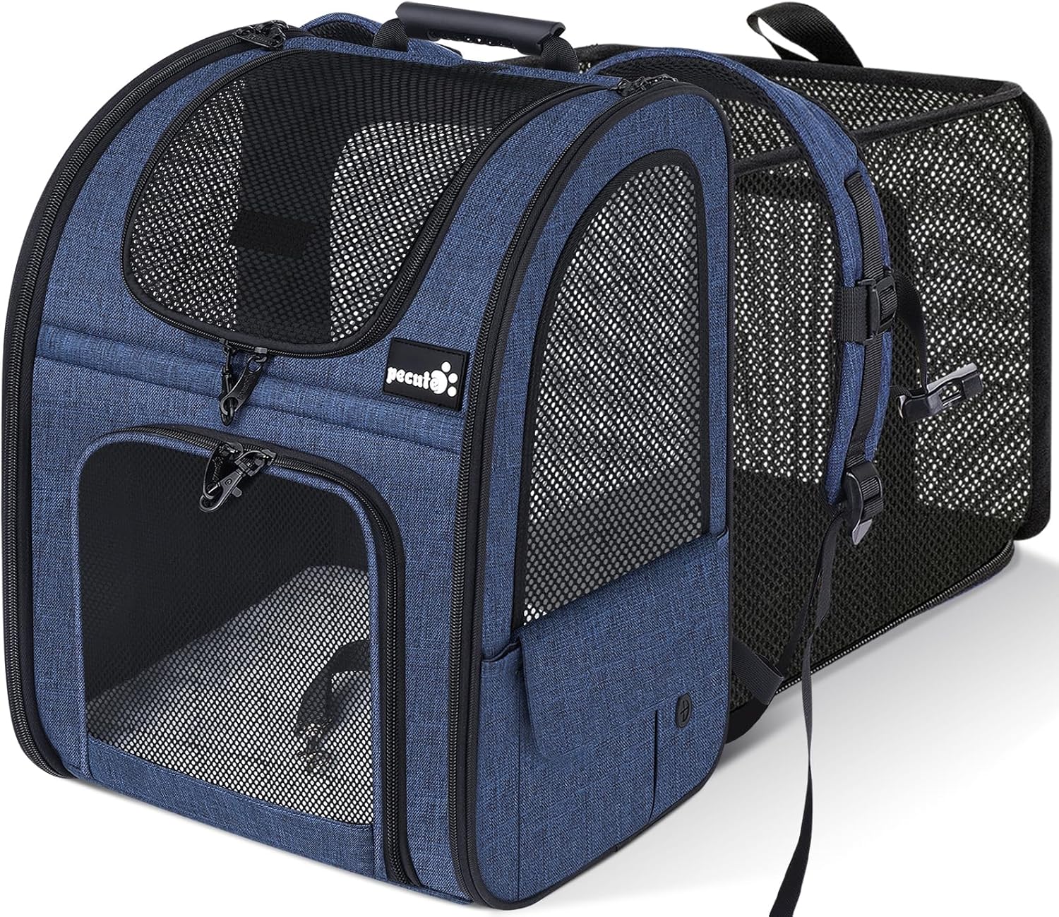 Pecute Pet Carrier Backpack for Small Dogs and Cats Travel
