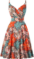 Women's Chiffon Sundress V-Neck Spaghetti Strap - Summer Cocktail