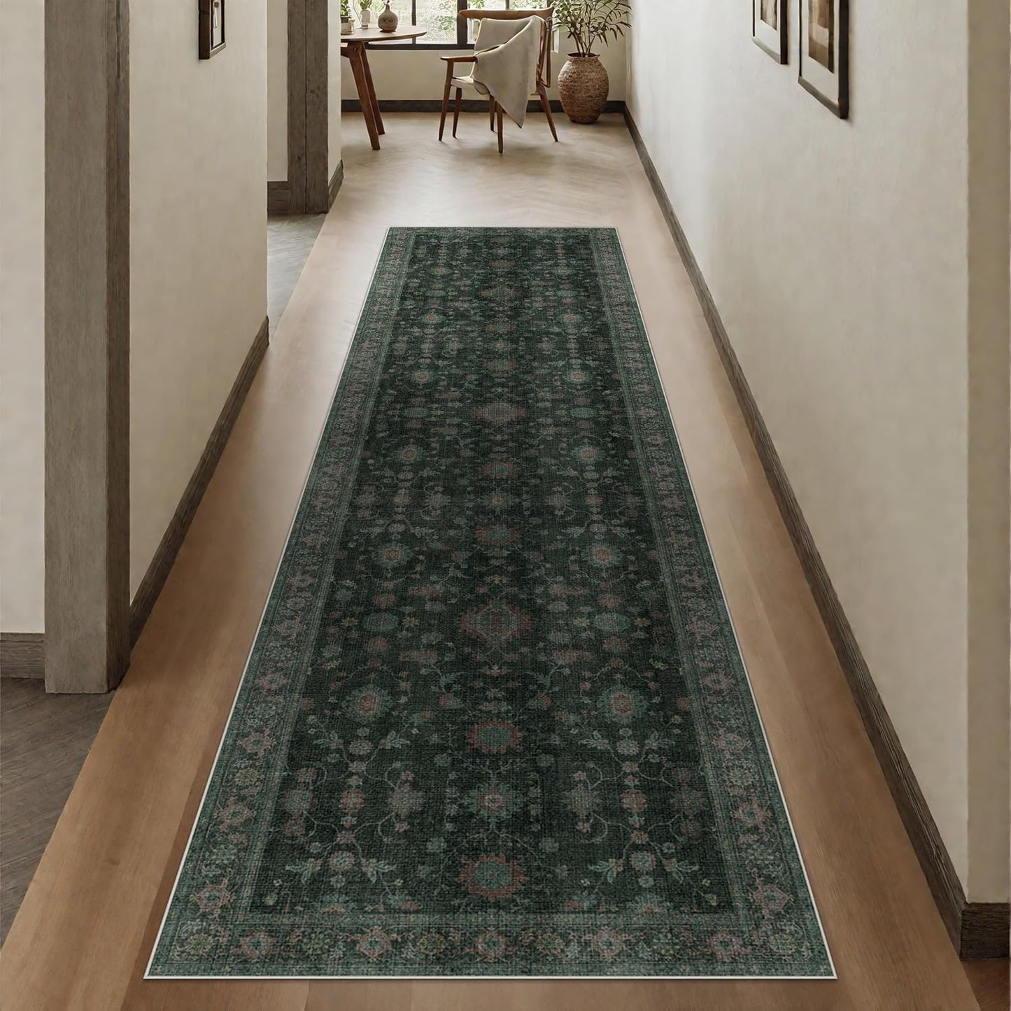 GENIMO Runner Rug for Hallways Machine Washable Non Slip 2x12