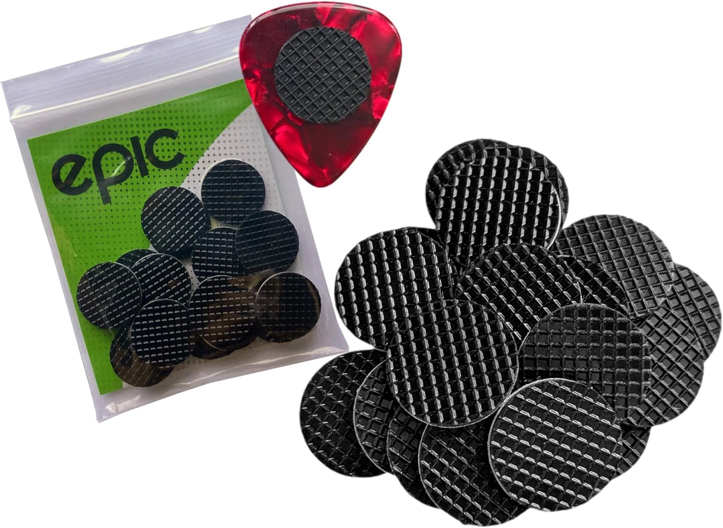 NO DROP Guitar Pick Grips 20-Pack