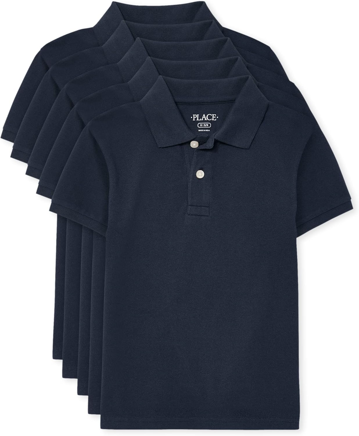 Boys Multipack Short Sleeve Pique Polo for Everyday Comfort
