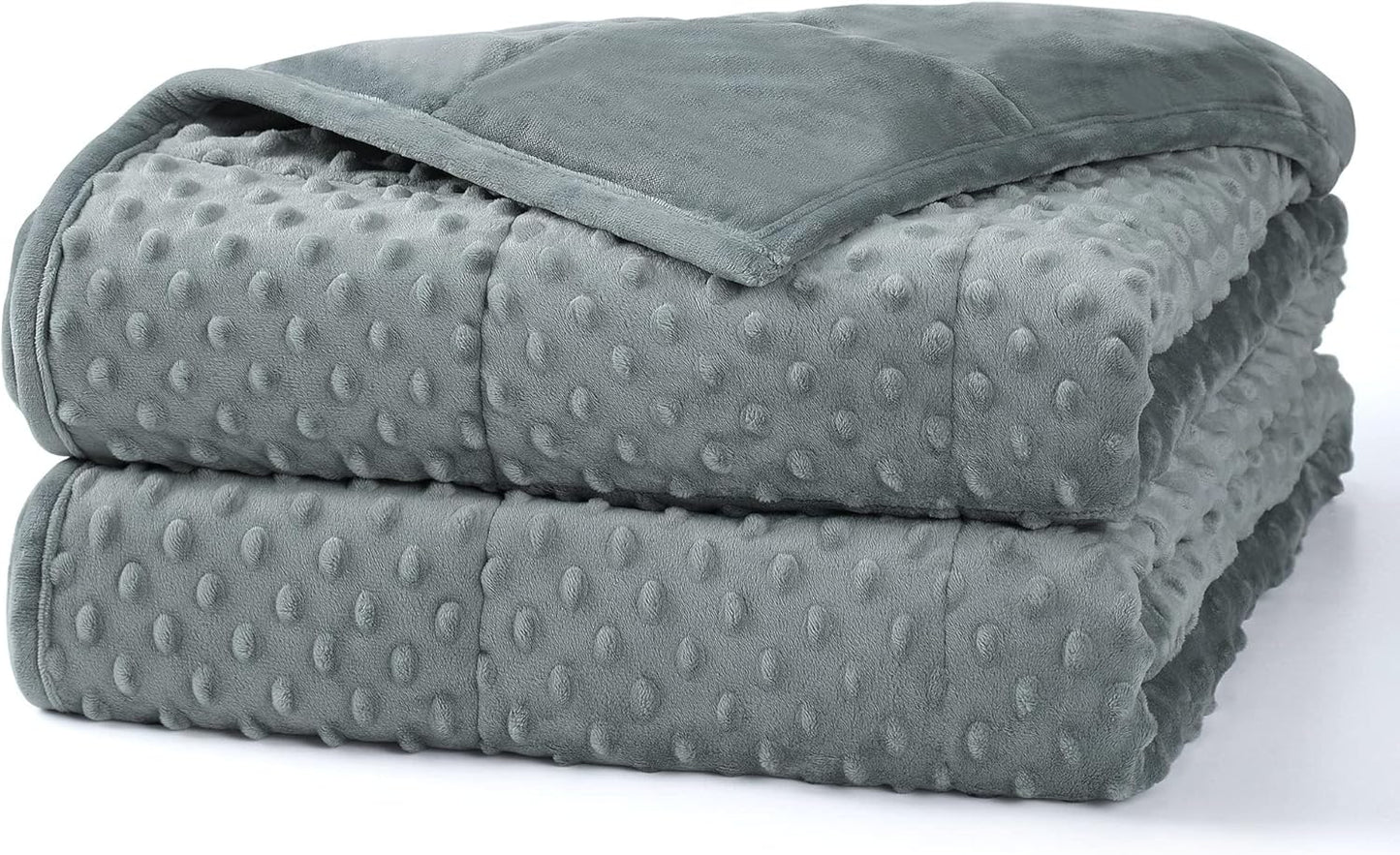 Alomidds Weighted Blanket for Adults - Comforting 20lbs Grey