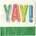 C.R. Gibson Yay Foil Napkins - 20ct