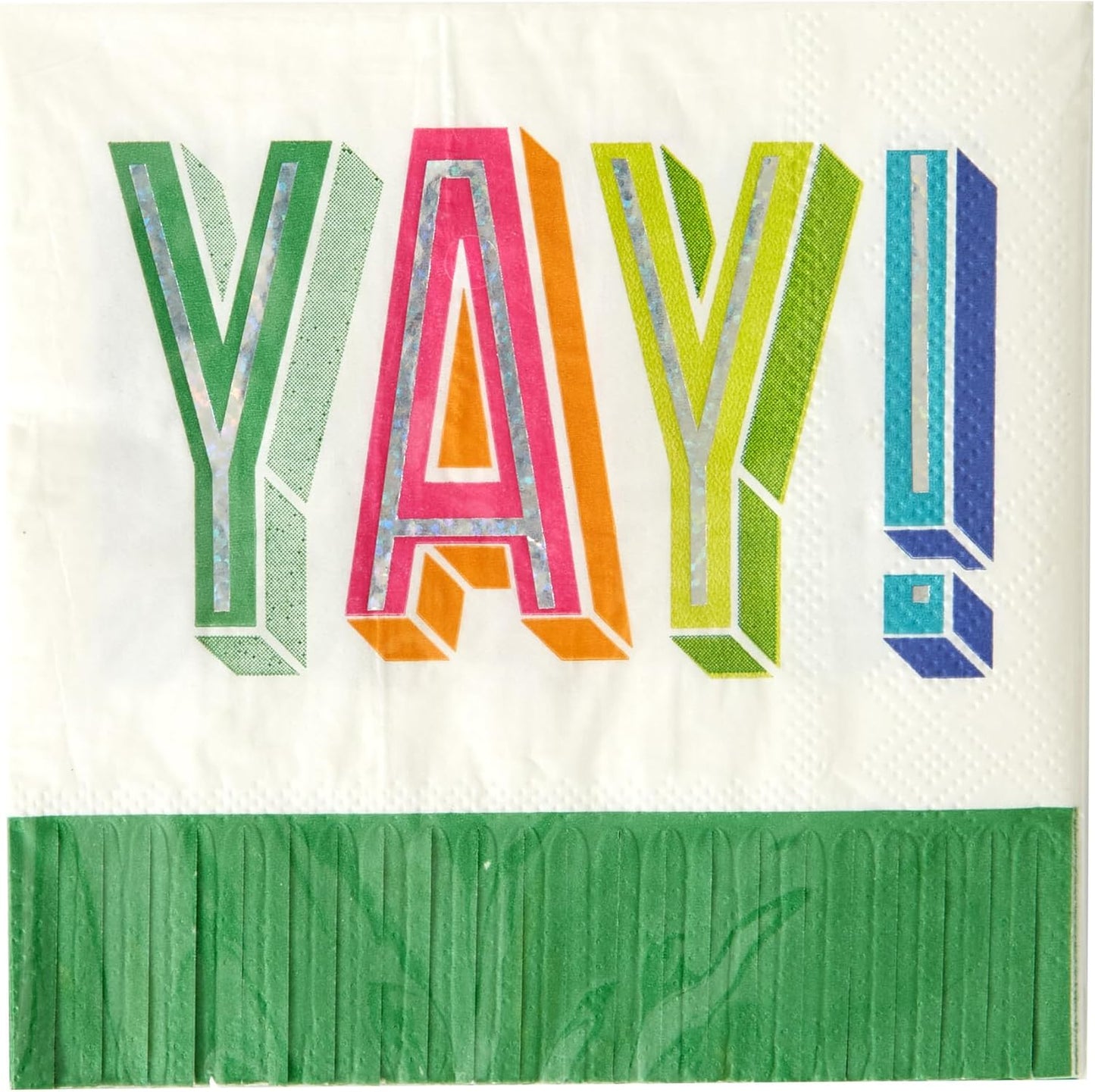 C.R. Gibson Yay Foil Napkins - 20ct