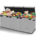 Extra Large Toy Box Chest with Lid - Collapsible 35.8 in Storage