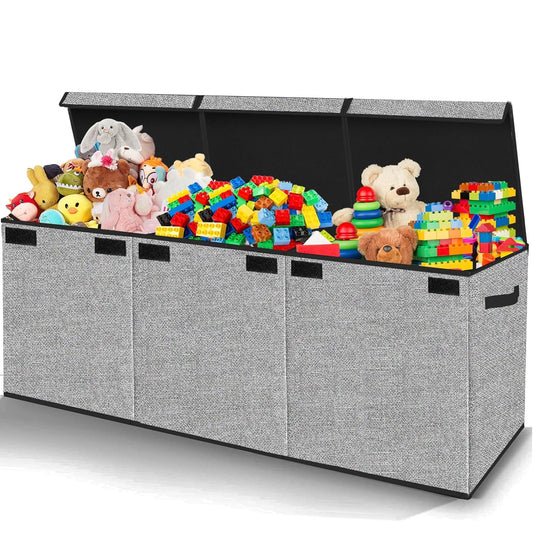 Extra Large Toy Box Chest with Lid for Kids Storage Solutions