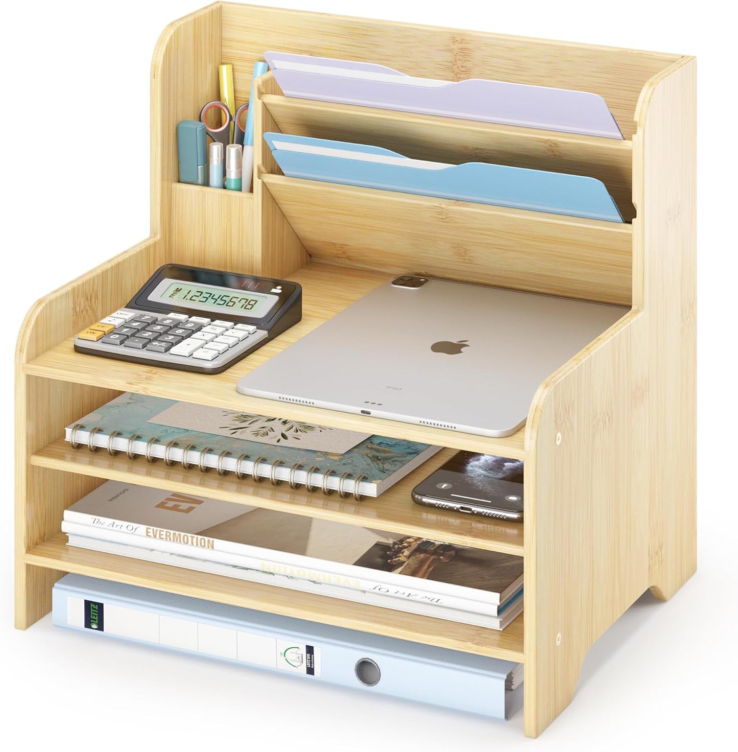 6-Tier Desk File Organizer - Streamline Your Workspace!