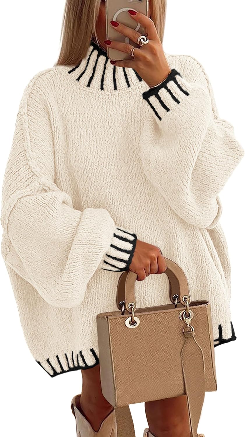 PRETTYGARDEN Women's Fall Oversized Pullover Sweater for Style