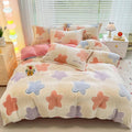 MorroMorn Twin Bedding Set Twinkle Stars Duvet Cover - Ultra Soft
