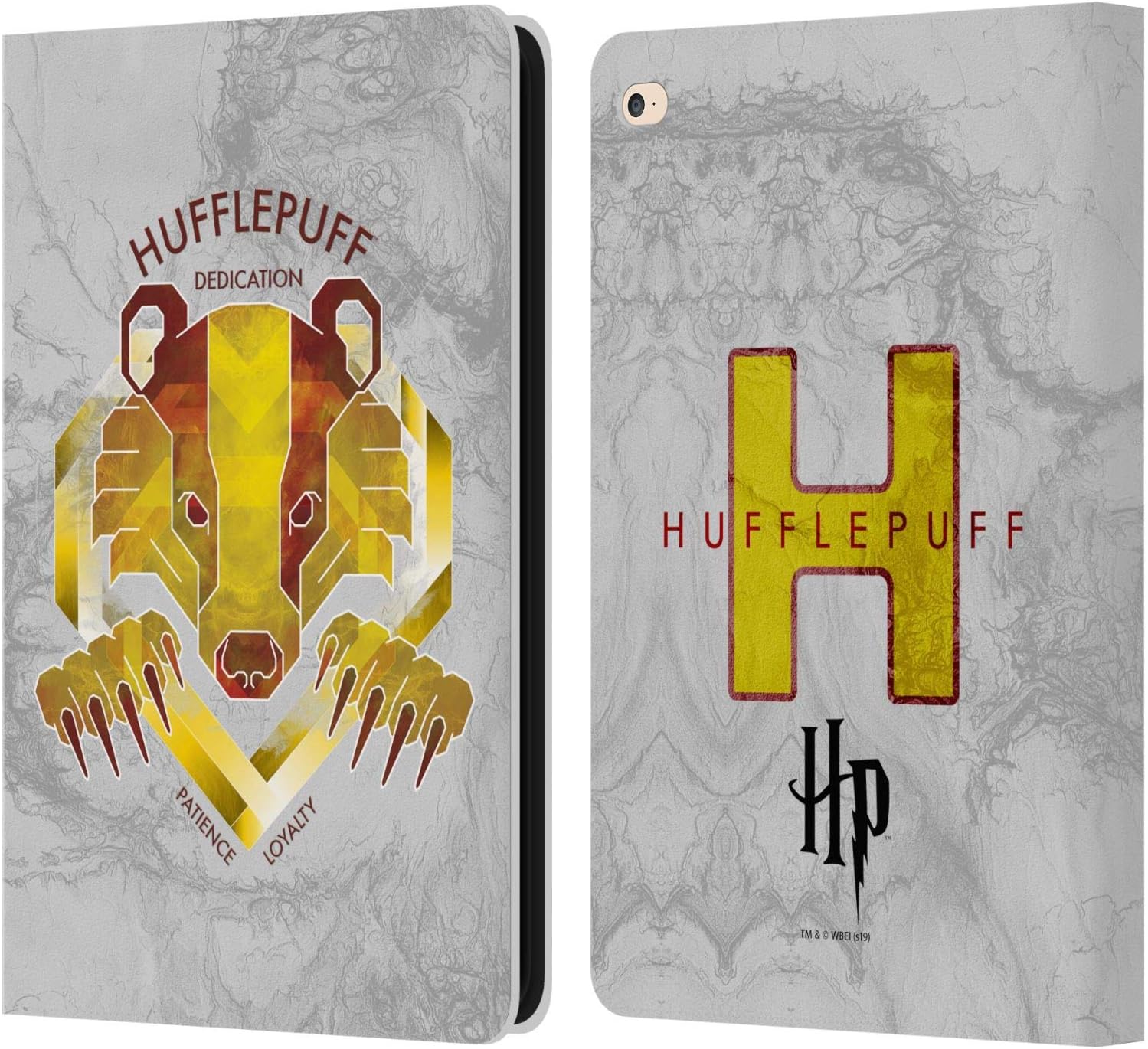 Harry Potter Hufflepuff Deathly Hallows IV Leather Wallet Case