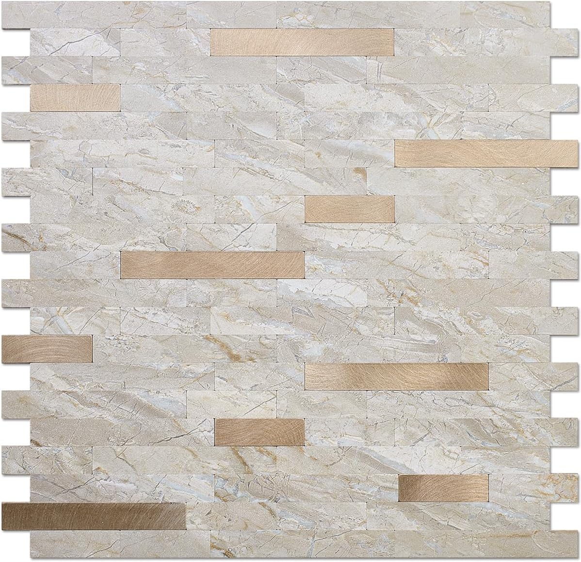 DICOFUN Marble Look Peel and Stick Backsplash Wall Tile Review