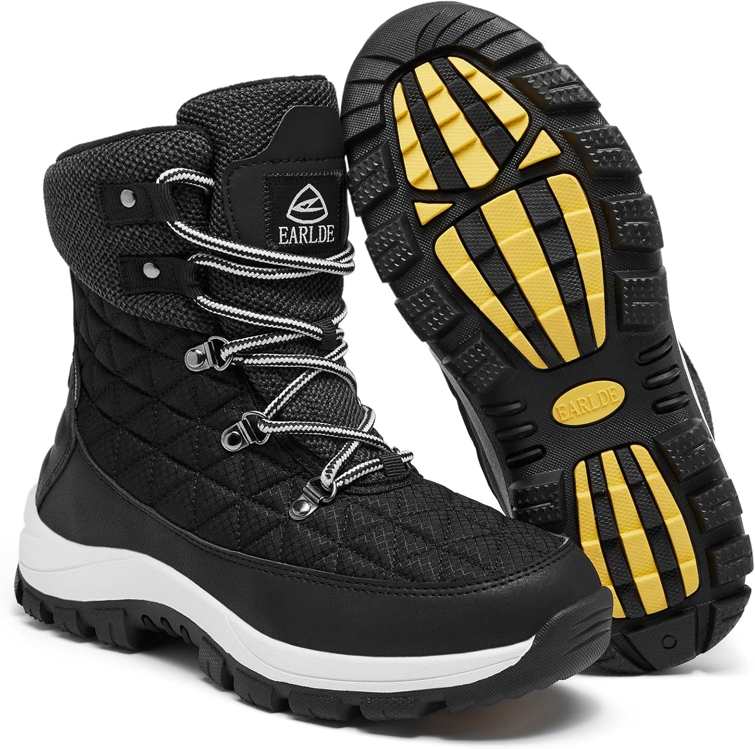 EARLDE Women's Snow Boots Waterproof Winter Boots for Comfort