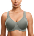 High Impact Sports Bra for Women - Supportive Molded Cup and Cross