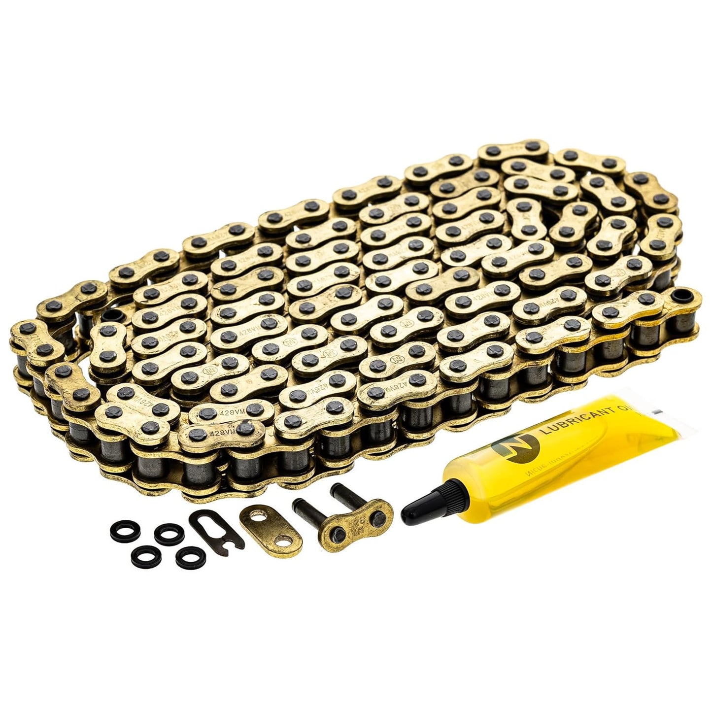 NICHE Gold 428 X-Ring Chain 128 Links for Ultimate Performance