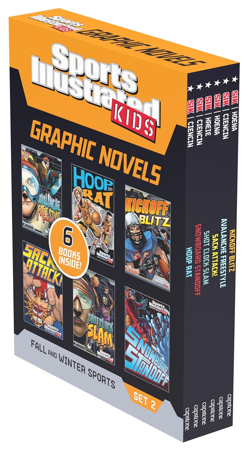 Sports Illustrated Kids Graphic Novels 6-Book Boxed Set for Kids