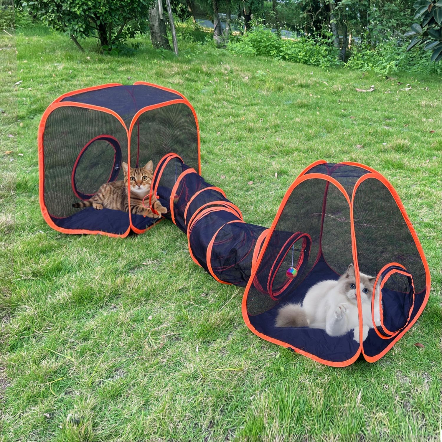 Collapsible Outdoor Cat Tunnel for Endless Fun