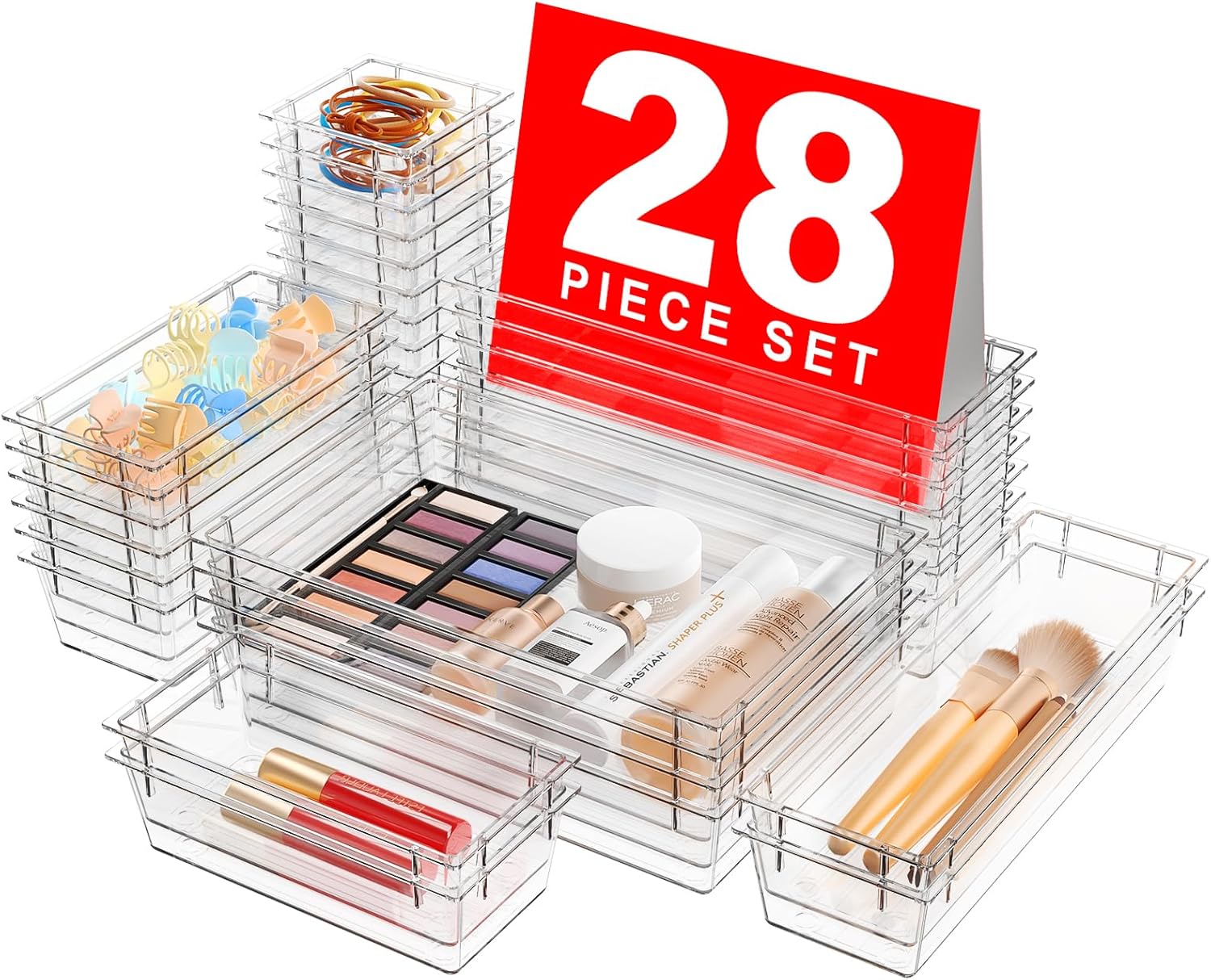 A-LuGei 28PCS Drawer Organizer - Maximize Space!
