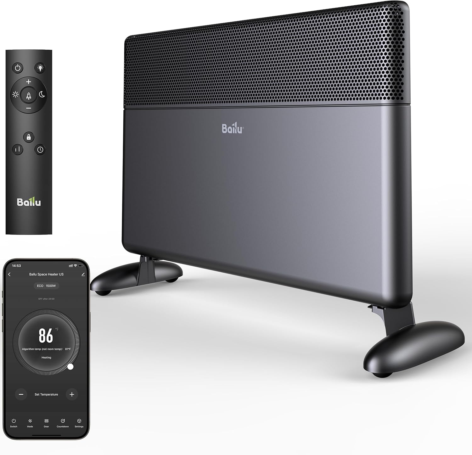 Ballu WiFi Convection Space Heater
