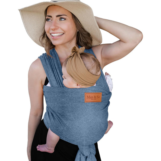 Premium Cotton Baby Wrap Carrier for Newborn to Toddler Use