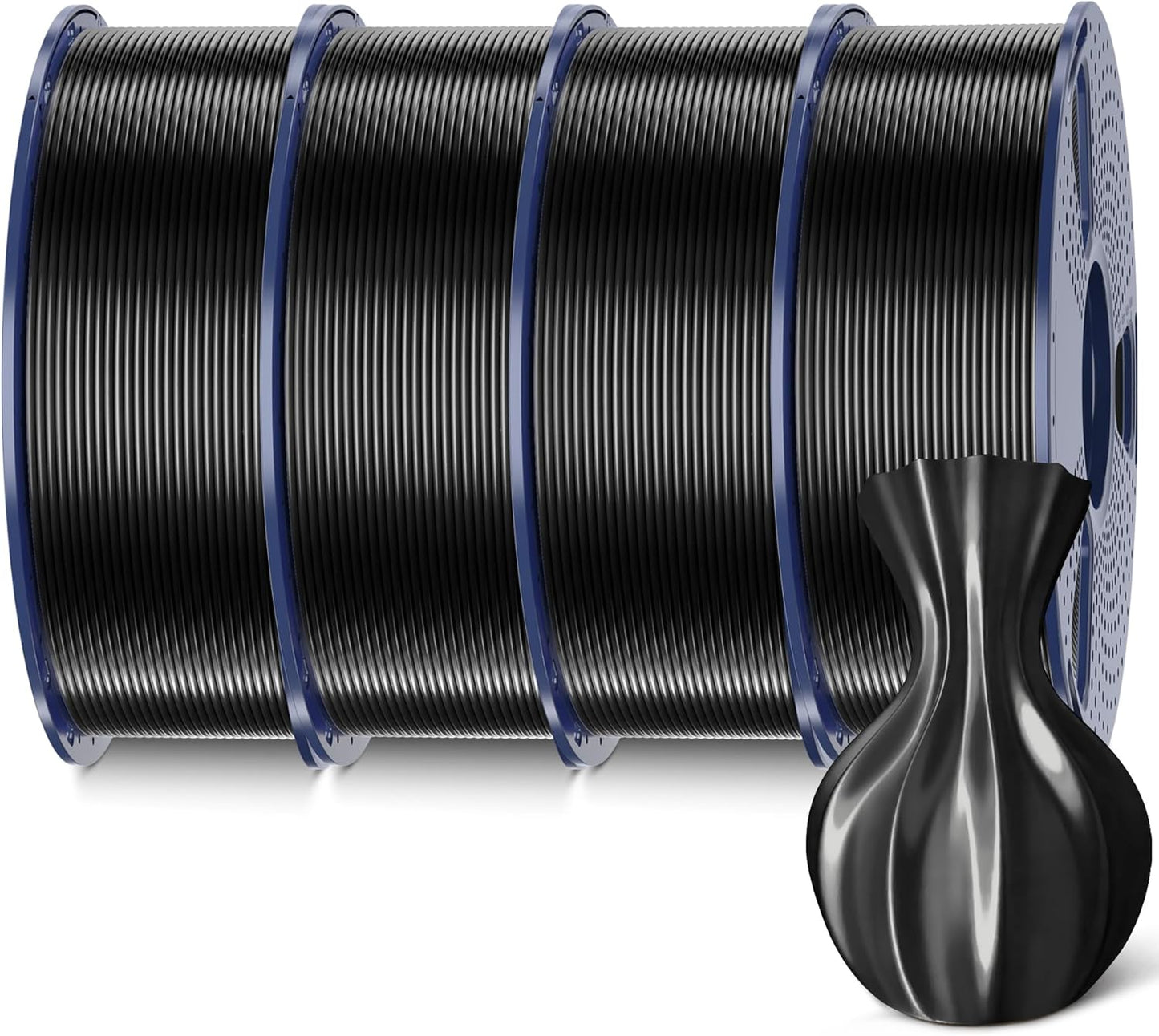 SUNLU Silk PLA Plus Filament Bundle for Glossy 3D Printing