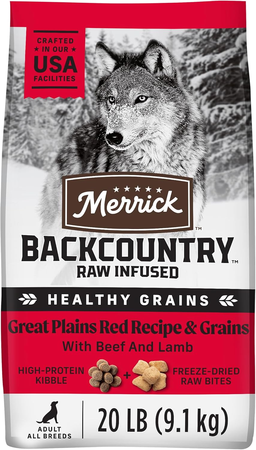 Merrick Backcountry Healthy Grains Kibble for Dogs - 20 Lb Bag