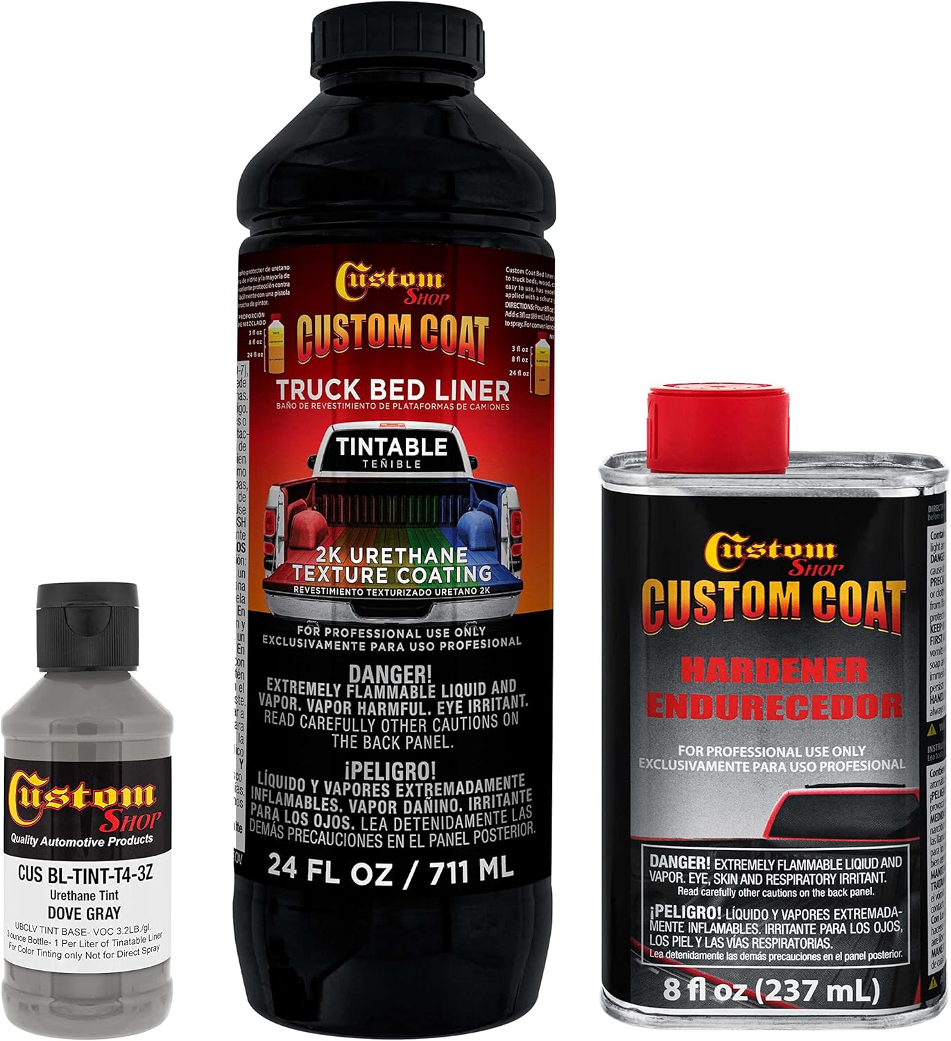 Custom Coat Dove Gray Truck Bed Liner Kit for Ultimate Protection