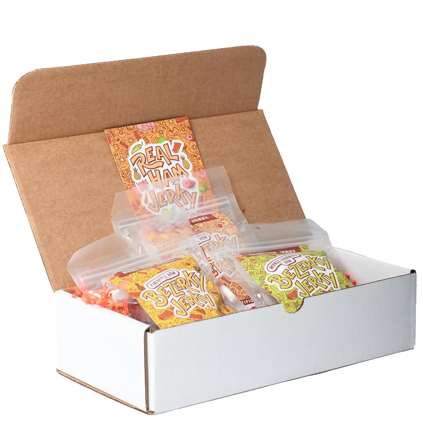 All Natural Real Ham Jerky Gift Box - Premium Cut Pork Snack